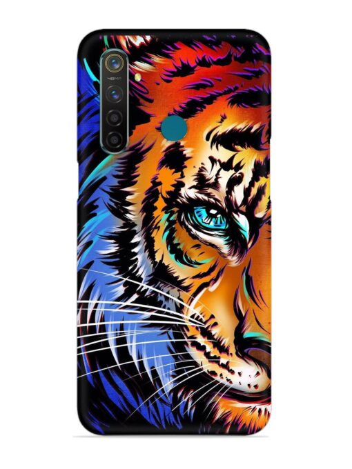 Colorful Lion Art Snap Case for Realme 5 Pro Zapvi