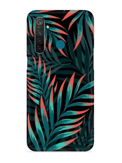 Green Leaf Art Snap Case for Realme 5 Pro Zapvi