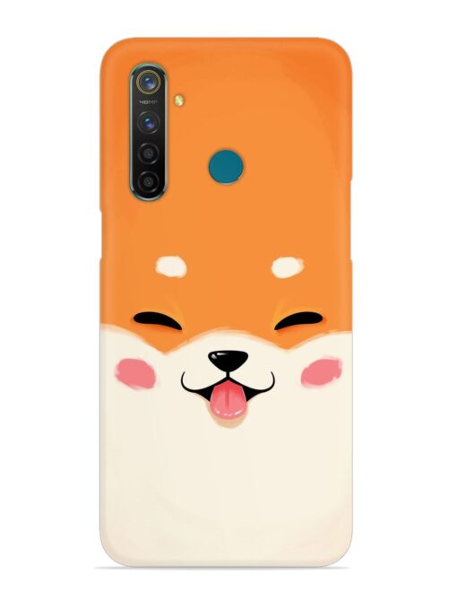 Happy Cat Art Snap Case for Realme 5 Pro Zapvi