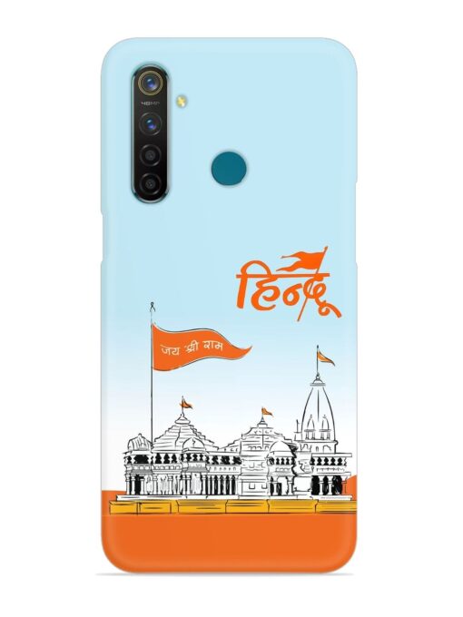 Ram Mandir Hindu Snap Case for Realme 5 Pro Zapvi