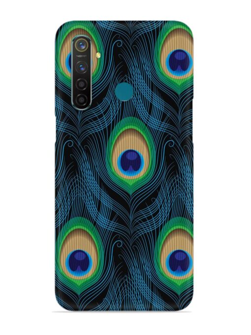 Seamless Pattern Peacock Snap Case for Realme 5 Pro Zapvi