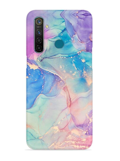 Alcohol Ink Colors Snap Case for Realme 5 Pro Zapvi