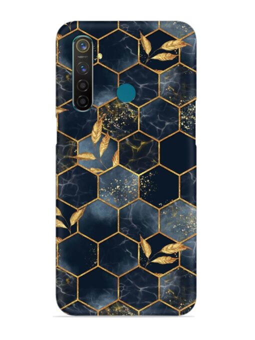 Marble Hexagon Seamless Snap Case for Realme 5 Pro Zapvi