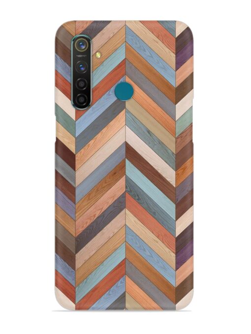 Seamless Wood Parquet Snap Case for Realme 5 Pro Zapvi