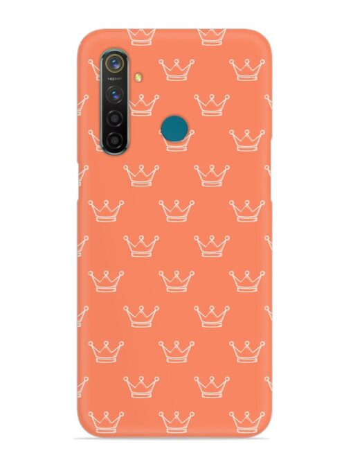 Hand Drawn Crown Snap Case for Realme 5 Pro Zapvi