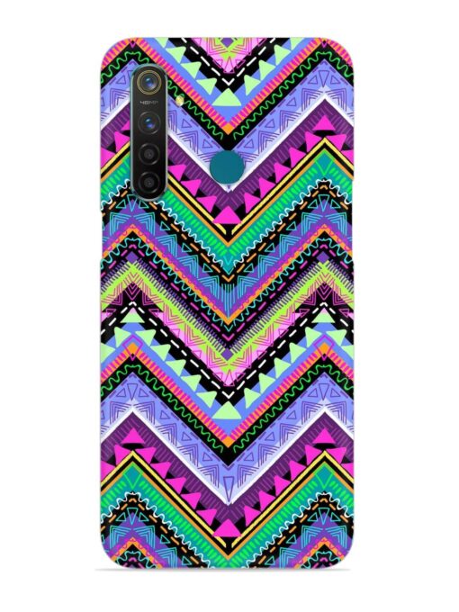 Tribal Aztec Print Snap Case for Realme 5 Pro Zapvi