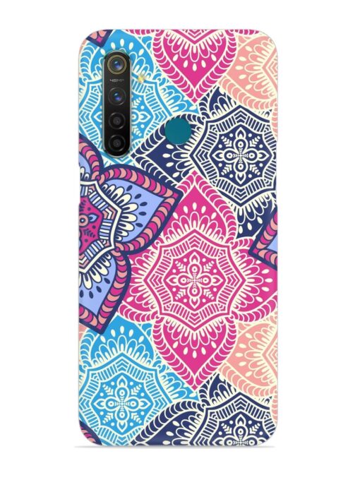 Ethnic Floral Seamless Snap Case for Realme 5 Pro Zapvi