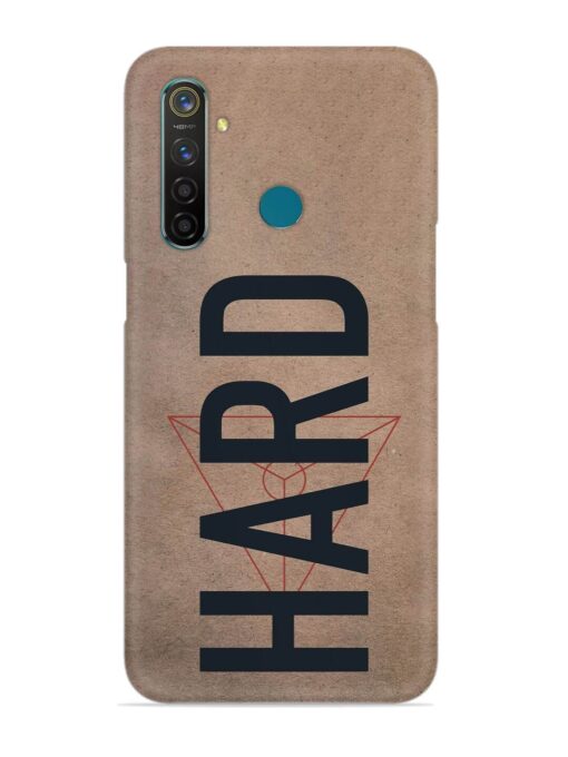 Hard Typo Snap Case for Realme 5 Pro Zapvi