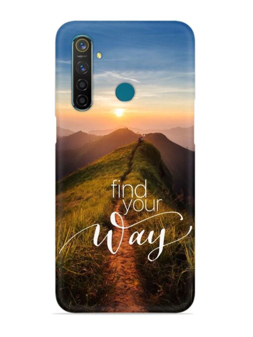 Find Your Way Snap Case for Realme 5 Pro Zapvi