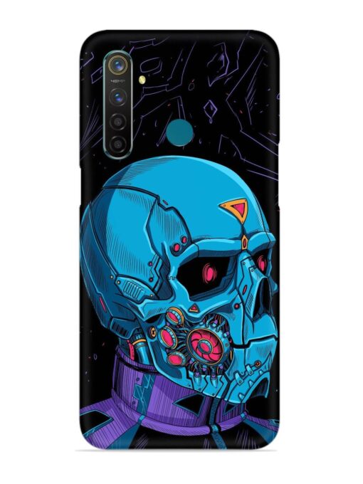 Skull Robo Vector Snap Case for Realme 5 Pro Zapvi