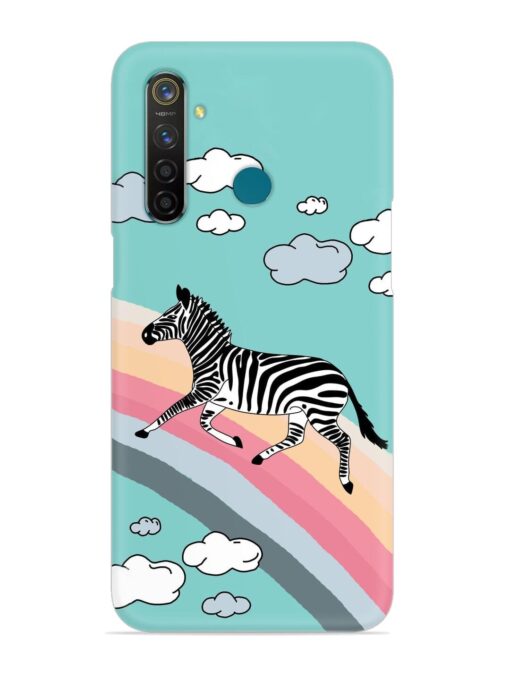 Running Zebra Snap Case for Realme 5 Pro Zapvi