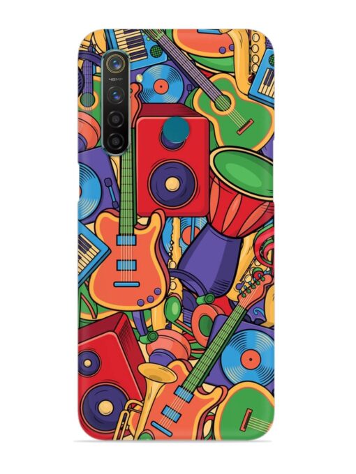 Colorful Music Art Snap Case for Realme 5 Pro Zapvi