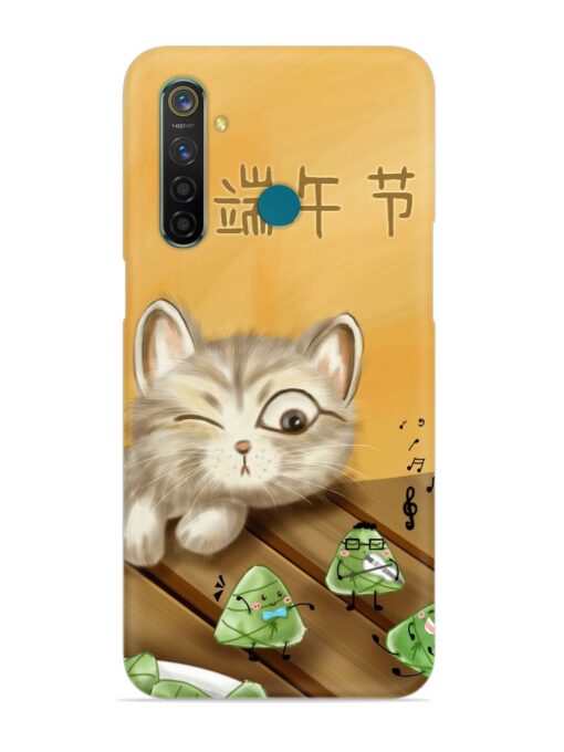 Cat Scorpion Dancing Snap Case for Realme 5 Pro Zapvi