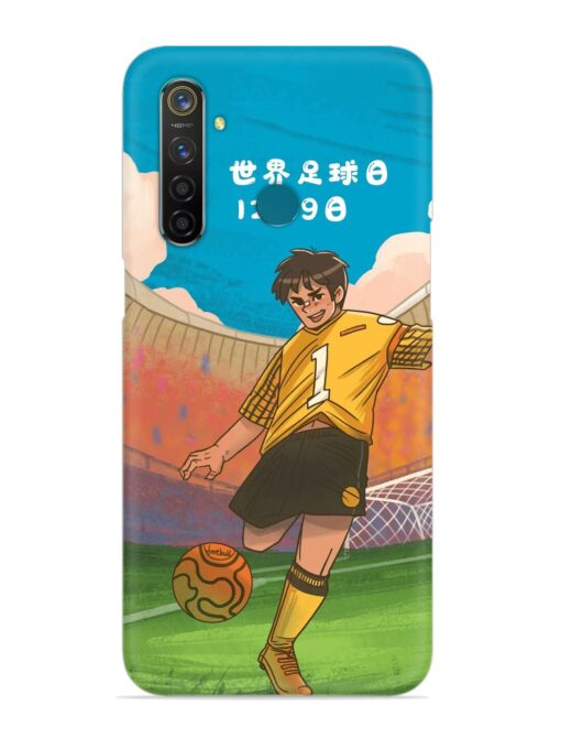 Soccer Kick Snap Case for Realme 5 Pro Zapvi