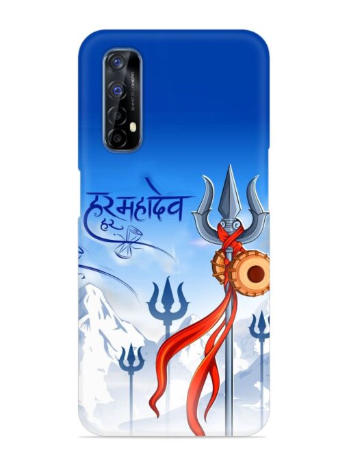 Har Har Mahadev Trishul Snap Case for Realme 7 Zapvi