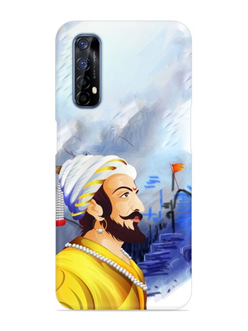 Shivaji Maharaj Color Paint Art Snap Case for Realme 7 Zapvi