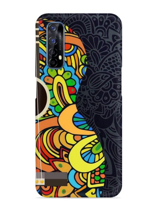 Guitar Vector Art Snap Case for Realme 7 Zapvi