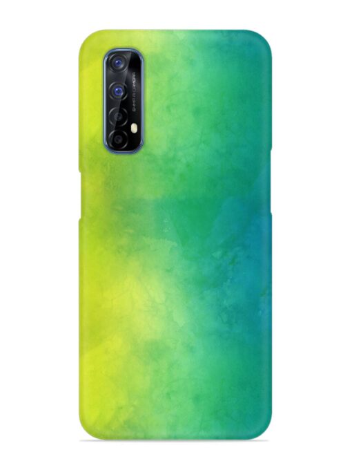 Yellow Green Gradient Snap Case for Realme 7 Zapvi