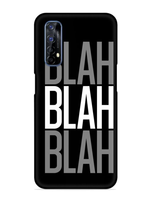 Blah Blah Blah Wallpaper Snap Case for Realme 7 Zapvi