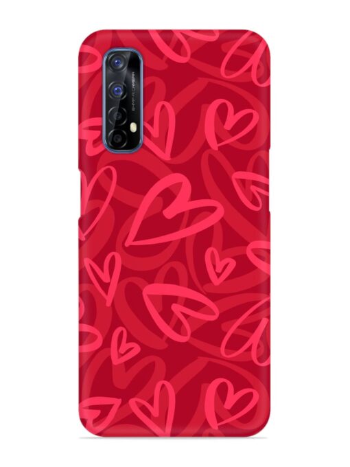 Seamless Romantic Pattern Snap Case for Realme 7 Zapvi