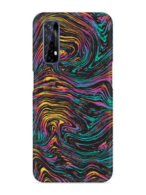 Abstract Liquid Colors Snap Case for Realme 7 Zapvi