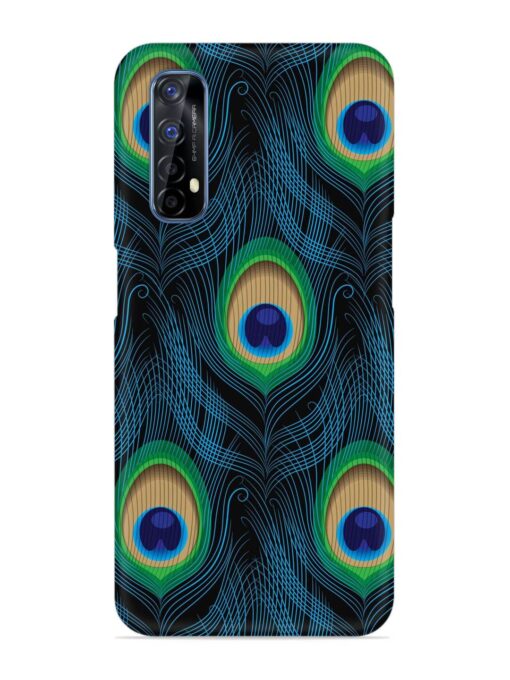 Seamless Pattern Peacock Snap Case for Realme 7 Zapvi