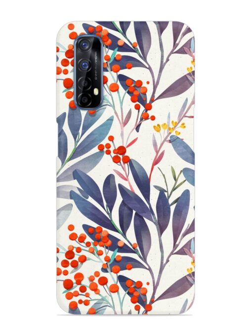 Seamless Floral Pattern Snap Case for Realme 7 Zapvi