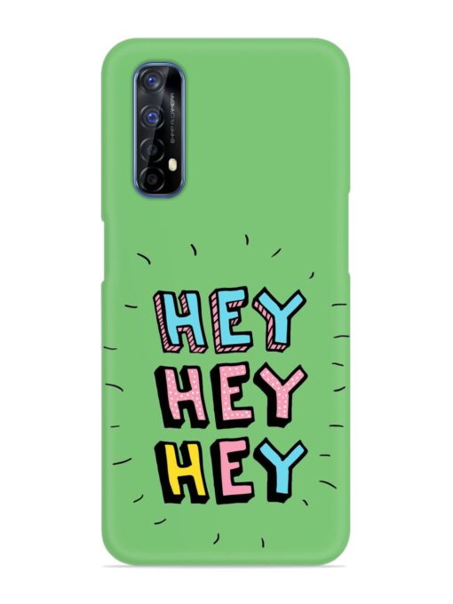 Hey Vector Cartoon Snap Case for Realme 7 Zapvi