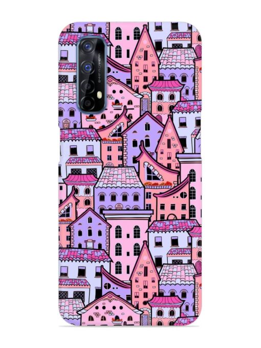 Seamless Pattern Houses Snap Case for Realme 7 Zapvi