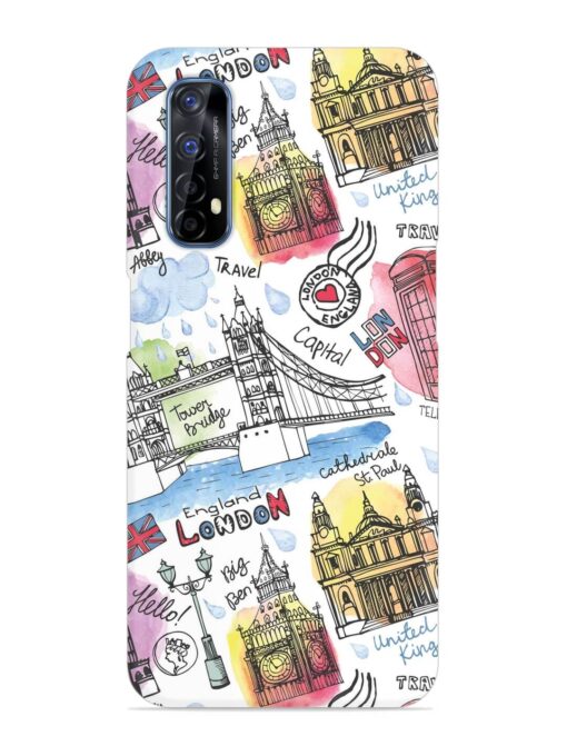 Vector London Landmark Snap Case for Realme 7 Zapvi