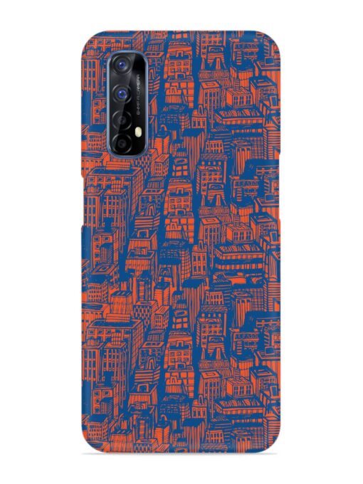 Hand Drawn Seamless Snap Case for Realme 7 Zapvi