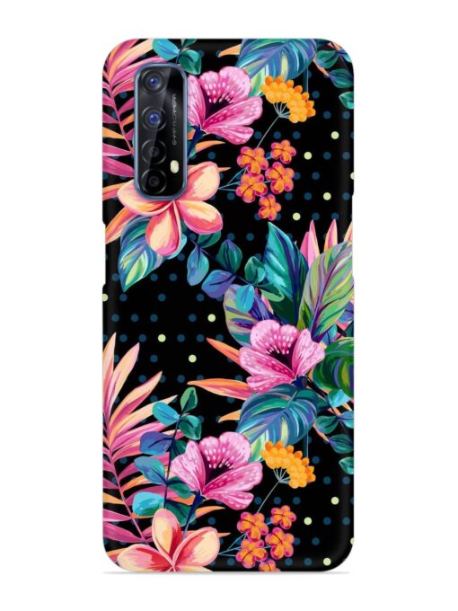 Seamless Floral Pattern Snap Case for Realme 7 Zapvi