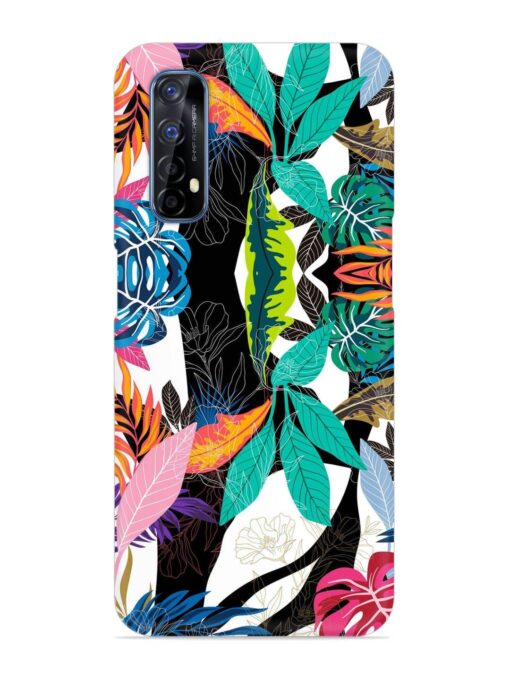 Floral Pattern Bright Snap Case for Realme 7 Zapvi