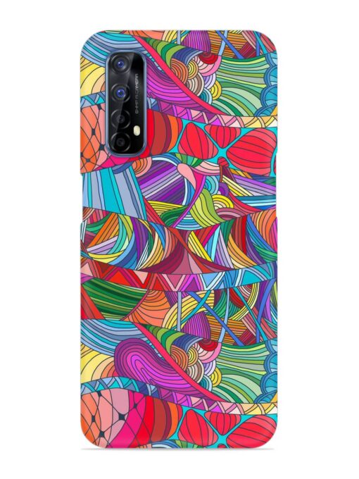 Seamless Patterns Hand Drawn Snap Case for Realme 7 Zapvi