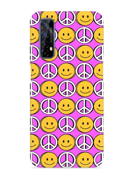 Smiley Face Peace Snap Case for Realme 7 Zapvi