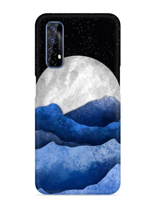 Full Moon Mountain Vector Snap Case for Realme 7 Zapvi