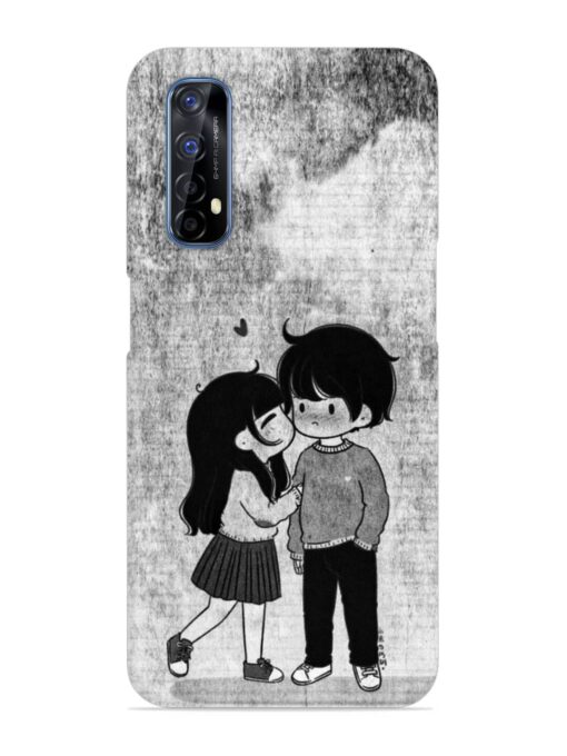 Couple Love Highlights Snap Case for Realme 7 Zapvi