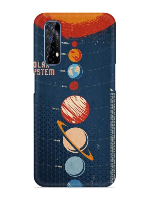 Solar System Vector Snap Case for Realme 7 Zapvi