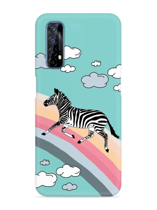 Running Zebra Snap Case for Realme 7 Zapvi