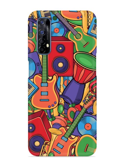 Colorful Music Art Snap Case for Realme 7 Zapvi