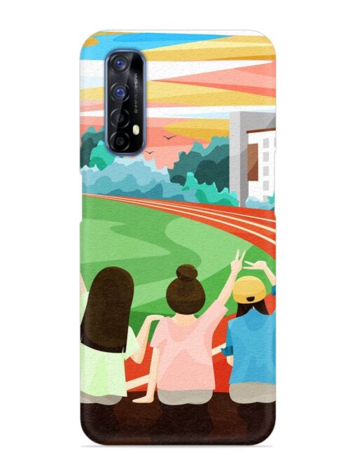 School Playground Snap Case for Realme 7 Zapvi