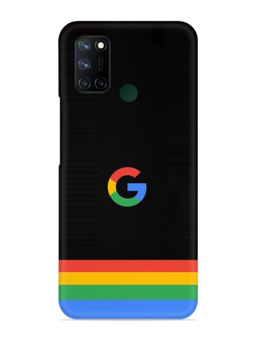 Google Logo Art Snap Case for Realme 7I Zapvi