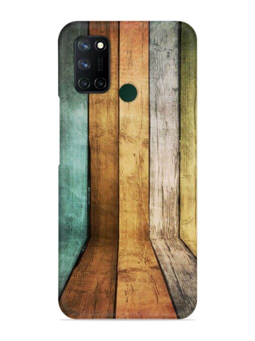 Wooden Realistic Art Snap Case for Realme 7I Zapvi