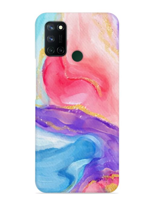 Watercolor Gradient Snap Case for Realme 7I Zapvi