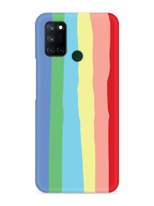 Rainbow Premium Shade Snap Case for Realme 7I Zapvi