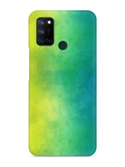 Yellow Green Gradient Snap Case for Realme 7I Zapvi