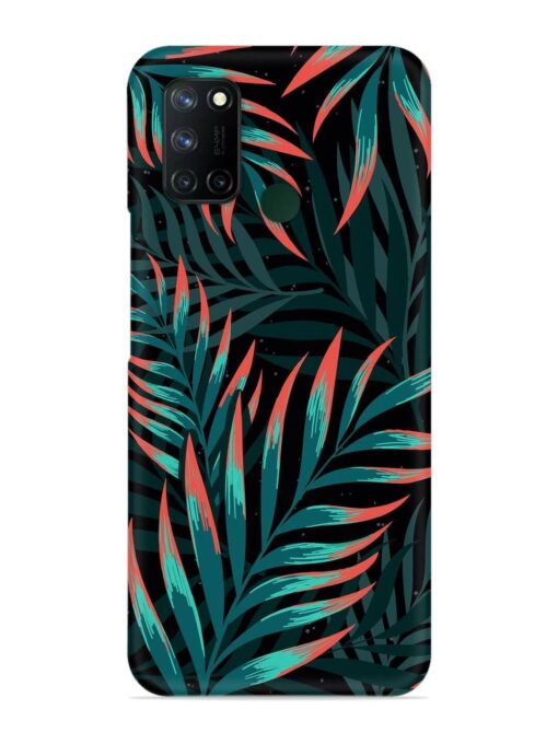 Green Leaf Art Snap Case for Realme 7I Zapvi