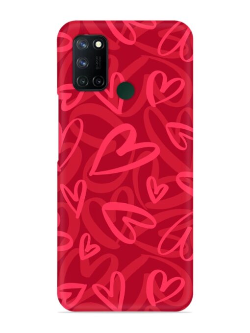 Seamless Romantic Pattern Snap Case for Realme 7I Zapvi