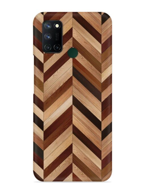 Seamless Wood Parquet Snap Case for Realme 7I Zapvi