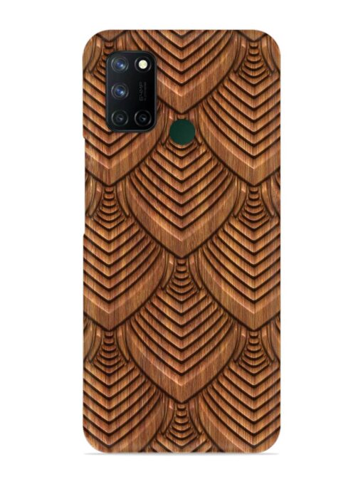 Carved Pattern On Snap Case for Realme 7I Zapvi